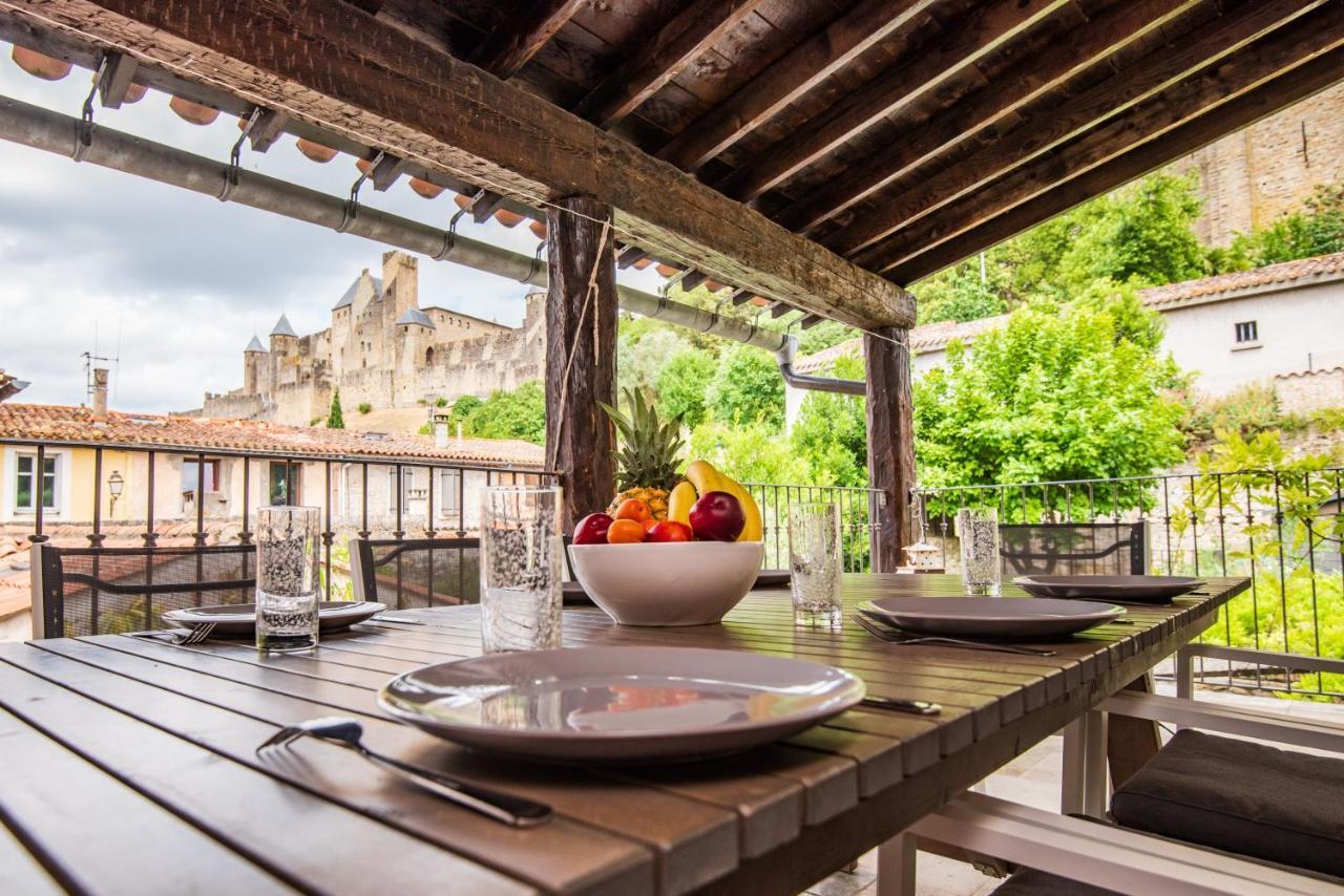 La Maison de La Tour Pinte Carcassonne Extérieur photo